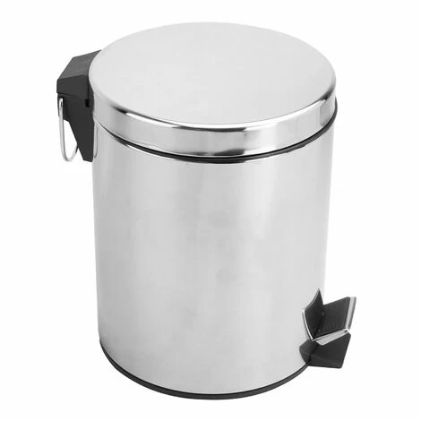 Maison & White 5L Pedal Bin Stainless Steel M&W 1 Maison & White 5L Pedal Bin Stainless Steel M&W