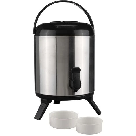 Thermal Jug With Tap 8 L 23 Cm Silver HI 1 Thermal Jug With Tap 8 L 23 Cm Silver HI