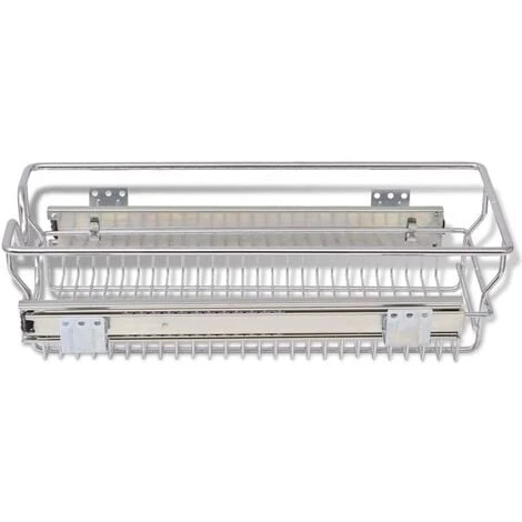 Pull-Out Wire Baskets 2 Pcs Silver 300 Mm VidaXL 5 Pull-Out Wire Baskets 2 Pcs Silver 300 Mm VidaXL - Image 5
