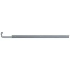 RAW Kitchen Worktop Straight Joint Matt Silver 30mm X 630mm