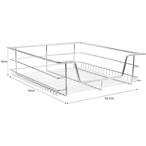 KuKoo 4 X Kitchen Pull Out Soft Close Baskets, 600mm Wide 5 KuKoo 4 X Kitchen Pull Out Soft Close Baskets, 600mm Wide - Image 5