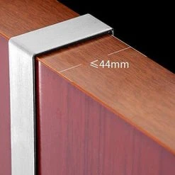 Devenirriche Door Hook Over The Door, Clothes Hooks Without Perforation Heavy-duty Organizer For Coat, Hat, Towel, Bag, Bathrobe, Umbrella - 7 Hooks, Aluminum, Reusable -Vonshef shop 35398811 4