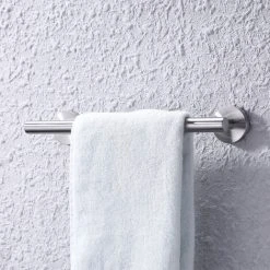 Devenirriche Hand Towel Rack Bathroom Kitchen Towel Rack Flat Cloth Hanger Drill 304 Stainless Steel RUSTPROOF Brushed Wall Rack -Vonshef shop 35399183 4