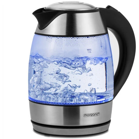 Deuba Electric Light Up Blue LED Illuminating Glass Kettle Cordless 1.8L BPA Free 1 Deuba Electric Light Up Blue LED Illuminating Glass Kettle Cordless 1.8L BPA Free