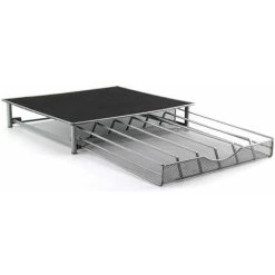 Garden Mile Dolce Gusto Coffee Pod Holder,Stacking 36 Capsule Coffee Pod Storage Drawer,Stainless Steel Frame With Anti Vibration Non Slip Surface,dolce Gusto Coffee Pod Stand In Black -Vonshef shop 37824189 4