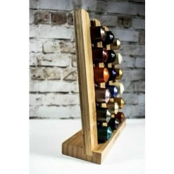 Garden Mile Free Standing Wooden Coffee Pod Holder – Nespresso -Vonshef shop 37824668 3