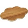Premier Housewares Mimo Large Cloud Chopping Board/ Chopping Boards Wood/ Acacia Wooden Chopping Boards/ Cutting Board/ Brown/ Simple Design/ Plain/ Dimensions Are W27 X D19 X H2cm