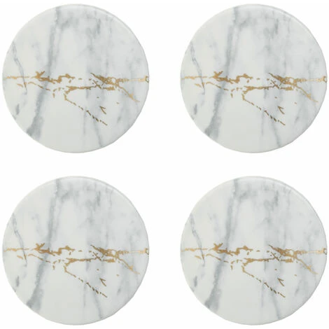 Premier Housewares Placemats And Coaster Marble Effect Table Mats And Coasters Set Of 4 Practical White And Grey Coasters Stylish Coasters 11 X 1 X 11 1 Premier Housewares Placemats And Coaster Marble Effect Table Mats And Coasters Set Of 4 Practical White And Grey Coasters Stylish Coasters 11 X 1 X 11
