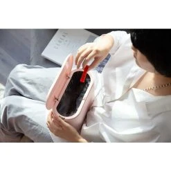 Mini Countertop Trash Can Press Cartridge Lid Trash Can Makeup Holder Vanity Bathroom Kitchen Car Office Desk (Light Pink) SOEKAVIA 9 Mini Countertop Trash Can Press Cartridge Lid Trash Can Makeup Holder Vanity Bathroom Kitchen Car Office Desk (Light Pink) SOEKAVIA -Vonshef shop 38445914 5
