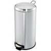 Evre. Evre 30L Stainless Steel Waste Bin With Non-slip Pedal For Kitchen Office Bathroom Waste