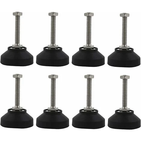 SOEKAVIA Adjustable Feet Levelers Adjustable Leveling Furniture Guard Adjusting Screws M8 Adjustable Cabinet Laying Leveling Feet Leveling Screw-on Foot For Furniture Feet And Machines Capacity 8 Pieces SOEKAV 1 SOEKAVIA Adjustable Feet Levelers Adjustable Leveling Furniture Guard Adjusting Screws M8 Adjustable Cabinet Laying Leveling Feet Leveling Screw-on Foot For Furniture Feet And Machines Capacity 8 Pieces SOEKAV