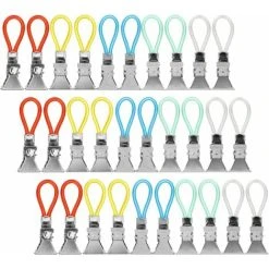 Kitchen Towel Clips, 30 Pack Dish Towel Holder Clips, Kitchen Towel Clips Hanger Hook For Home Kitchen Bathroom Cupboards Hanging Towels SOEKAVIA