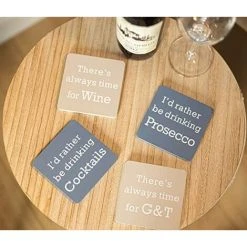 MARCO PAUL 4 X Reversible Novelty Coaster Set