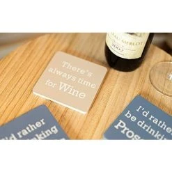 MARCO PAUL 4 X Reversible Novelty Coaster Set -Vonshef shop 39691536 3