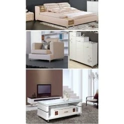 LITZEE 4x Adjustable Furniture Feet Furniture Feet - Chrome Metal - Height Adjustable (Total: 50mm) 9 LITZEE 4x Adjustable Furniture Feet Furniture Feet - Chrome Metal - Height Adjustable (Total: 50mm) -Vonshef shop 42690680 5