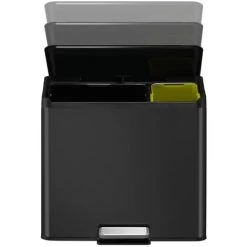 Pedal Bin Essential 20+9 L Black EKO -Vonshef shop 43247845 3