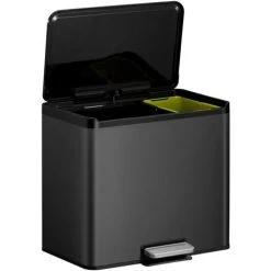 Pedal Bin Essential 20+9 L Black EKO -Vonshef shop 43247845 4