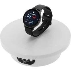 PrimeMatik - Electric Rotating Turntable 16cm White With Remote Control, With 5 Coloured Panels -Vonshef shop 45403709 3