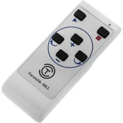 PrimeMatik - Electric Rotating Turntable 16cm White With Remote Control, With 5 Coloured Panels -Vonshef shop 45403709 5