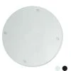 Harbour Housewares Round Glass Kitchen Chopping Board - 30cm - Clear