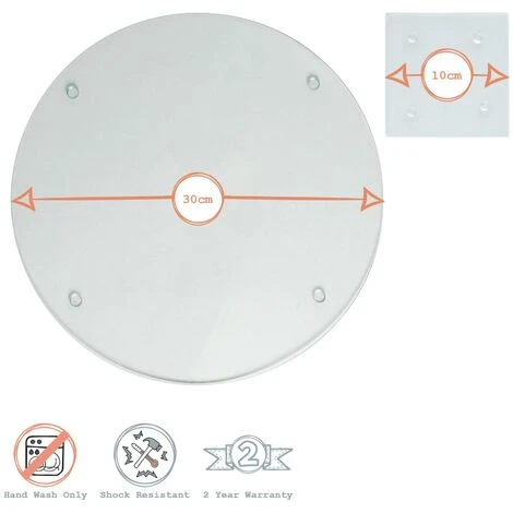 Harbour Housewares 12 Piece Round Glass Placemats & Coasters Set - 30cm - Black 3 Harbour Housewares 12 Piece Round Glass Placemats & Coasters Set - 30cm - Black - Image 3