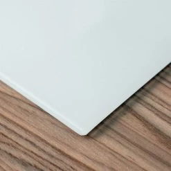 Harbour Housewares Glass Kitchen Chopping Board - 50 X 40cm - White 5 Harbour Housewares Glass Kitchen Chopping Board - 50 X 40cm - White -Vonshef shop 45893440 3