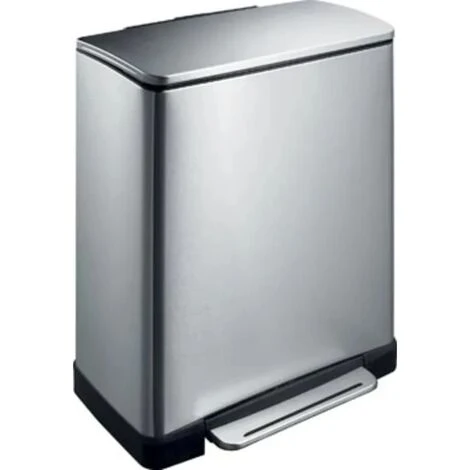 Step Bin E-Cube 28 L+18 L Silver EKO 1 Step Bin E-Cube 28 L+18 L Silver EKO