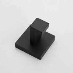 SOEKAVIA Wall Mounted Stainless Steel Bathroom Towel Hook Modern Black Towel Robe Luxury Bathroom Accessory.555556mm 9 SOEKAVIA Wall Mounted Stainless Steel Bathroom Towel Hook Modern Black Towel Robe Luxury Bathroom Accessory.555556mm -Vonshef shop 46715383 5