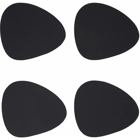 Premier Housewares Placemats Black Pebble Place Mats Mat Leather Table Mats Set Of 4 W12 X D11 X H1cm 1 Premier Housewares Placemats Black Pebble Place Mats Mat Leather Table Mats Set Of 4 W12 X D11 X H1cm