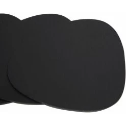 Premier Housewares Placemats Black Pebble Place Mats Mat Leather Table Mats Set Of 4 W12 X D11 X H1cm 7 Premier Housewares Placemats Black Pebble Place Mats Mat Leather Table Mats Set Of 4 W12 X D11 X H1cm -Vonshef shop 47519066 4