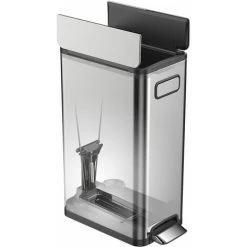 Step Bin Ecofly 45 L Silver EKO -Vonshef shop 49304471 3