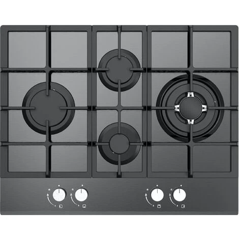 Innocenti ART28968 Gunmetal Gas On Glass Hob 1 Innocenti ART28968 Gunmetal Gas On Glass Hob
