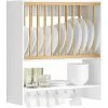 SoBuy Wall Mounted Kitchen Plate Cup Rack，KCR09-W