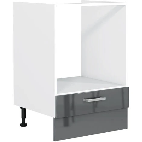 IMPACT FURNITURE 600 Kitchen Unit Oven Housing Cabinet Cupboard Grey Gloss 60cm Soft Close Luxe 1 IMPACT FURNITURE 600 Kitchen Unit Oven Housing Cabinet Cupboard Grey Gloss 60cm Soft Close Luxe