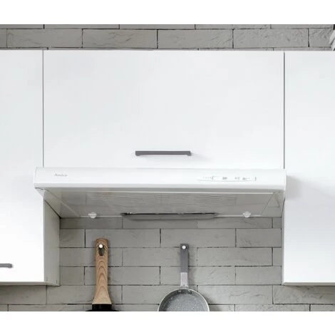 IMPACT FURNITURE Kitchen Unit Wall Cooker Hood Cabinet 60cm 600 Cupboard White Low Gloss Junona 3 IMPACT FURNITURE Kitchen Unit Wall Cooker Hood Cabinet 60cm 600 Cupboard White Low Gloss Junona - Image 3