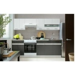 IMPACT FURNITURE 600 White Kitchen Corner Cabinet Wall Unit Cupboard 60cm Low Gloss Matt Junona 8 IMPACT FURNITURE 600 White Kitchen Corner Cabinet Wall Unit Cupboard 60cm Low Gloss Matt Junona -Vonshef shop 50150244 4