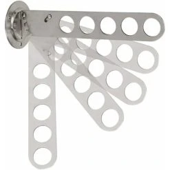 Devenirriche Wall Hanger Rack, Clothes Hook Coat Rack, Folding Hangers Clothes Rack Stainless Steel Coat Rack Wall Hook For Balconies & Cabinets, Laundry Rooms Bathrooms Clothe Hanger Home Hook 7 Devenirriche Wall Hanger Rack, Clothes Hook Coat Rack, Folding Hangers Clothes Rack Stainless Steel Coat Rack Wall Hook For Balconies & Cabinets, Laundry Rooms Bathrooms Clothe Hanger Home Hook -Vonshef shop 50876573 3
