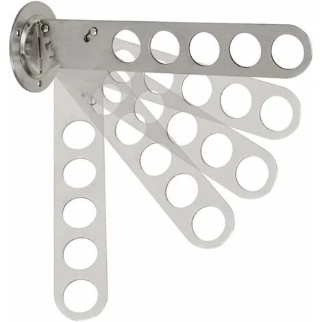 Devenirriche Wall Hanger Rack, Clothes Hook Coat Rack, Folding Hangers Clothes Rack Stainless Steel Coat Rack Wall Hook For Balconies & Cabinets, Laundry Rooms Bathrooms Clothe Hanger Home Hook 3 Devenirriche Wall Hanger Rack, Clothes Hook Coat Rack, Folding Hangers Clothes Rack Stainless Steel Coat Rack Wall Hook For Balconies & Cabinets, Laundry Rooms Bathrooms Clothe Hanger Home Hook - Image 3