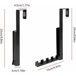 Devenirriche Foldable Wall Hook, Folding Coat Hooks, Stainless Steel Door Hook, Contains 4 Hooks, Used To Hang Clothes, Bags, Scarves And Christmas Wreaths 7 Devenirriche Foldable Wall Hook, Folding Coat Hooks, Stainless Steel Door Hook, Contains 4 Hooks, Used To Hang Clothes, Bags, Scarves And Christmas Wreaths -Vonshef shop 50877026 3