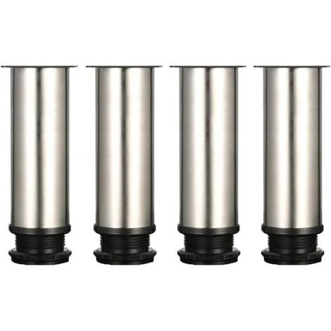 Langray 4 Adjustable Legs 150mm Height Thicken Cabinet Legs Table Legs Furniture Legs, Brushed Stainless Steel, Adjustable Height 0-15mm Come With Stainless Steel Screws 1 Langray 4 Adjustable Legs 150mm Height Thicken Cabinet Legs Table Legs Furniture Legs, Brushed Stainless Steel, Adjustable Height 0-15mm Come With Stainless Steel Screws