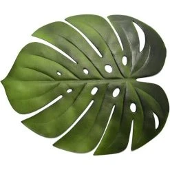 Langray Leaf Placemats, Green Placemats Banana Leaf Placemats Palm Leaf Placemats Table Leaf Banana Leaf Decor,1 -Vonshef shop 51801046 5