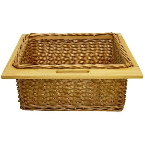 KuKoo Pull Out Wicker Basket Drawer 600mm Kitchen Storage Solution 1 KuKoo Pull Out Wicker Basket Drawer 600mm Kitchen Storage Solution