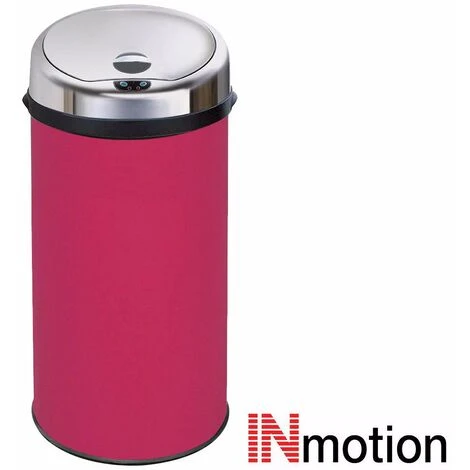 Inmotion 42L Pink Stainless Steel Auto Sensor Kitchen Waste Dust Bin 1 Inmotion 42L Pink Stainless Steel Auto Sensor Kitchen Waste Dust Bin