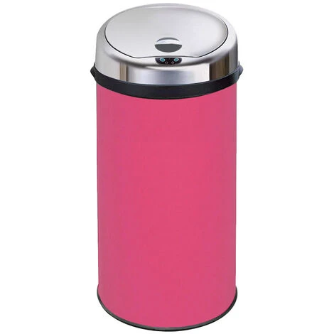 Inmotion 42L Pink Stainless Steel Auto Sensor Kitchen Waste Dust Bin 2 Inmotion 42L Pink Stainless Steel Auto Sensor Kitchen Waste Dust Bin - Image 2