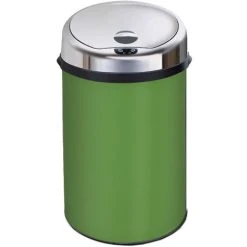Inmotion 30L Fern Green Stainless Steel Auto Sensor Kitchen Waste Dust Bin
