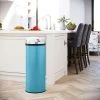 Inmotion 50L Blue Stainless Steel Auto Sensor Kitchen Waste Dust Bin