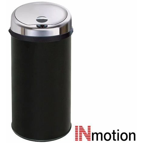 Inmotion 42L Black Stainless Steel Auto Sensor Kitchen Waste Dust Bin 1 Inmotion 42L Black Stainless Steel Auto Sensor Kitchen Waste Dust Bin