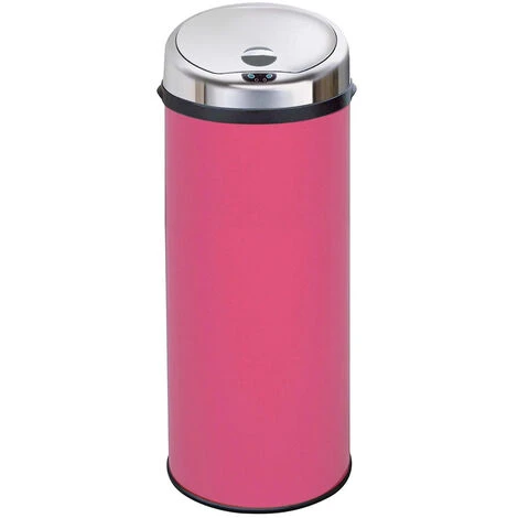 Inmotion 50L Pink Stainless Steel Sensor Kitchen Waste Dust Bin 2 Inmotion 50L Pink Stainless Steel Sensor Kitchen Waste Dust Bin - Image 2