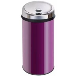 Inmotion 42L Purple Stainless Steel Auto Sensor Kitchen Waste Dust Bin