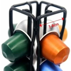 LITZEE Coffee Capsules Holder, Coffee Pod Holder For 40 Coffee Capsules, Rotating Design, Elegant And Modern Finish, Coffe Storage Rack For 40 Pcs Pods Coffee Holder Stand 9 LITZEE Coffee Capsules Holder, Coffee Pod Holder For 40 Coffee Capsules, Rotating Design, Elegant And Modern Finish, Coffe Storage Rack For 40 Pcs Pods Coffee Holder Stand -Vonshef shop 53914689 5